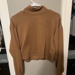 Altard state brown turtle neck-size small